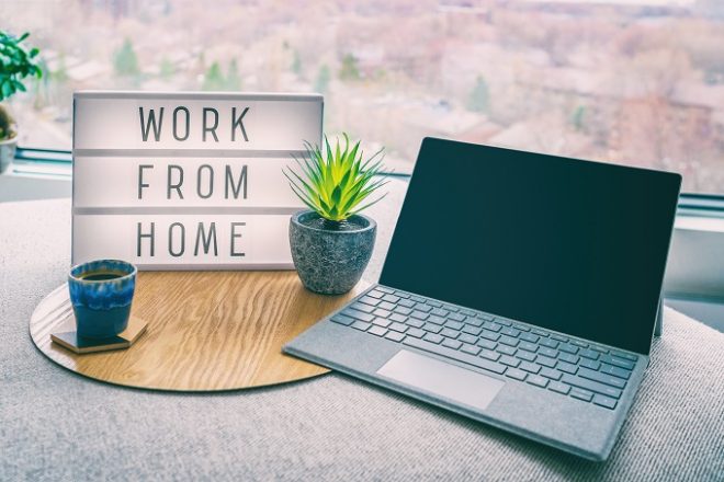 Working from home 